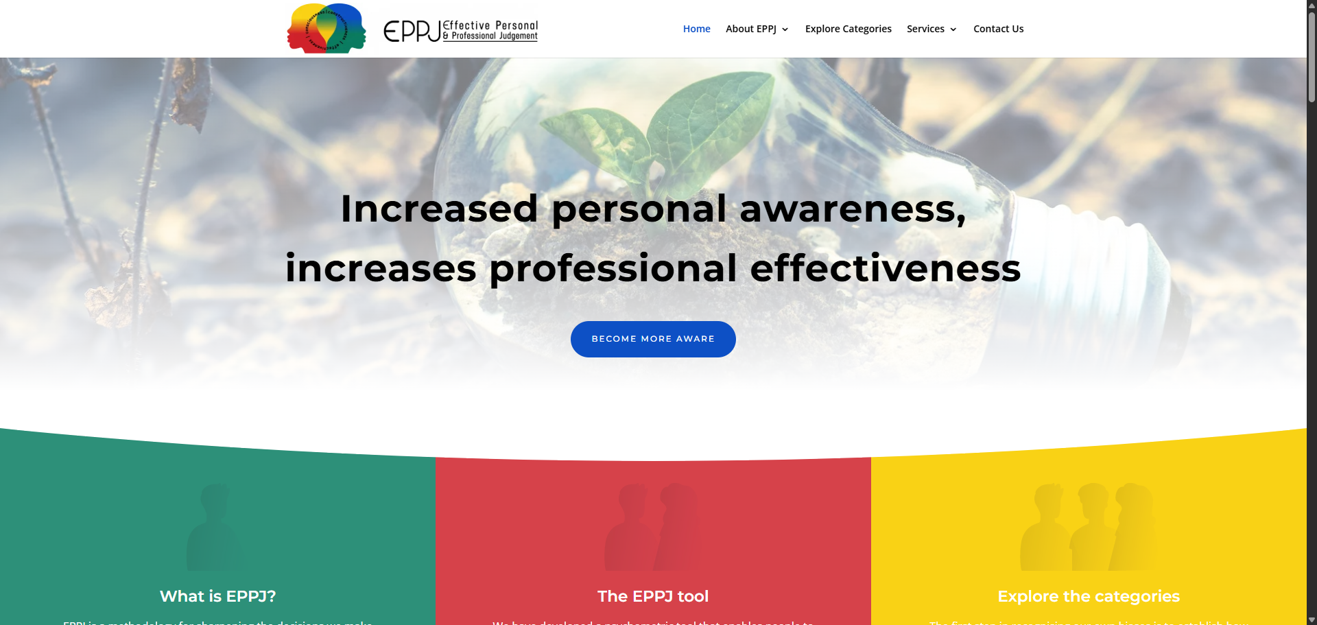 EPPJ website screenshot